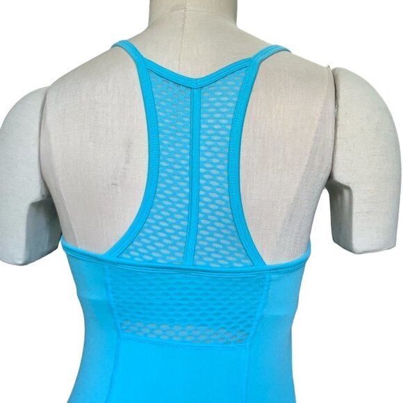 Kyodan Athletic Activewear Gym Yoga Tank Top Bra Shelf Turquoise XS Blue 60N - Picture 7 of 10